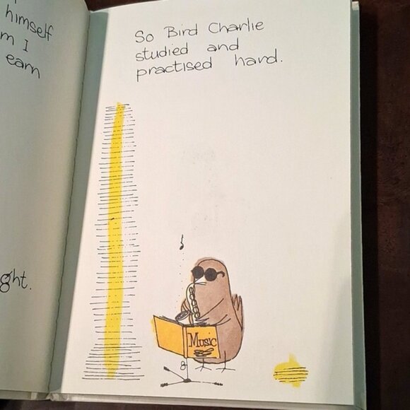 RARE! Ode To A Highflying Bird - Chsrlie Watts  Book - Picture 3 of 6